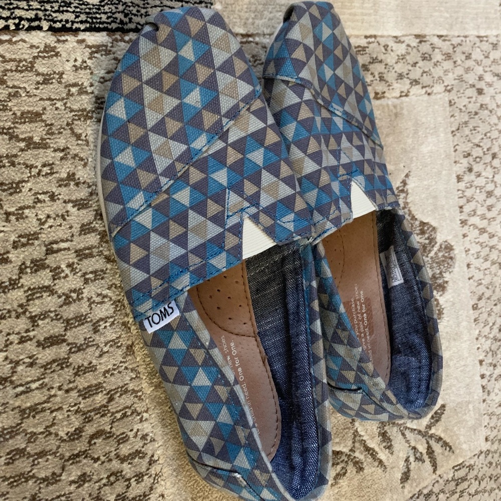 Toms. Only worn once